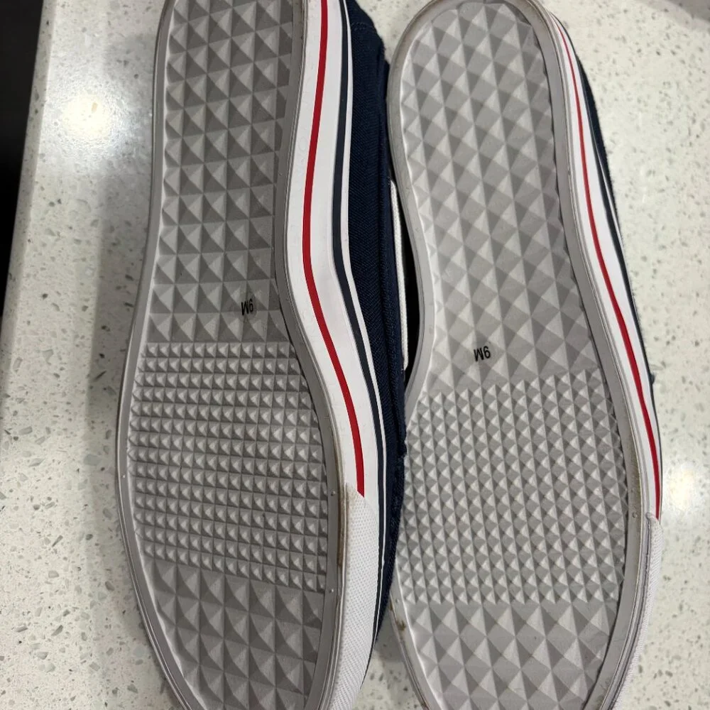 Tommy Hilfiger OIMATE Boat Dock Shoes sz 9m Navy 9 deck shoe NEW - Picture 4 of 5